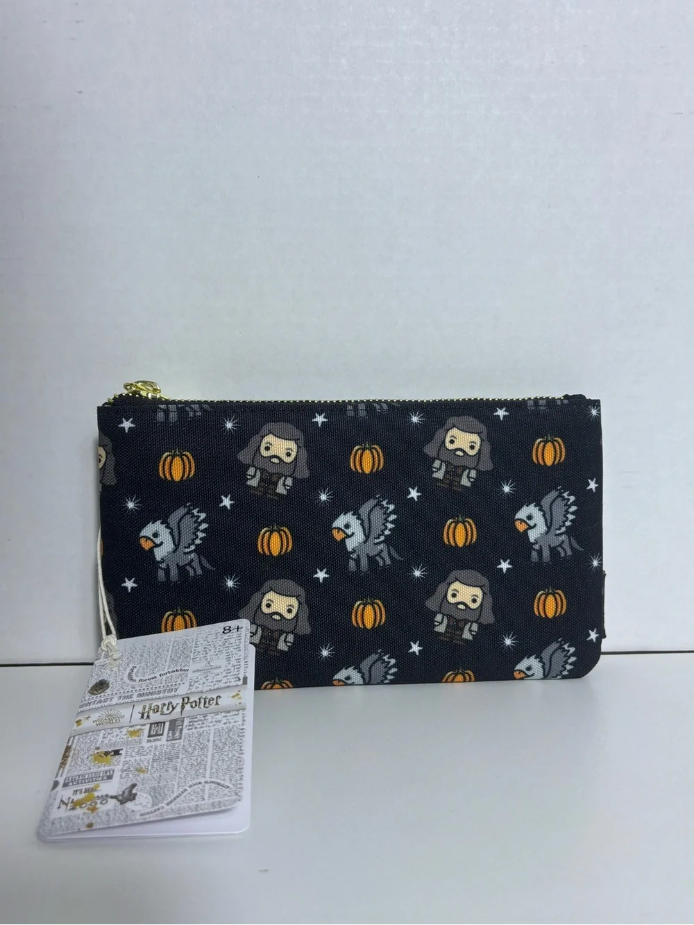 Loungefly Harry Potter Hagrid & Buckbeak Pumpkin Zipper Pouch